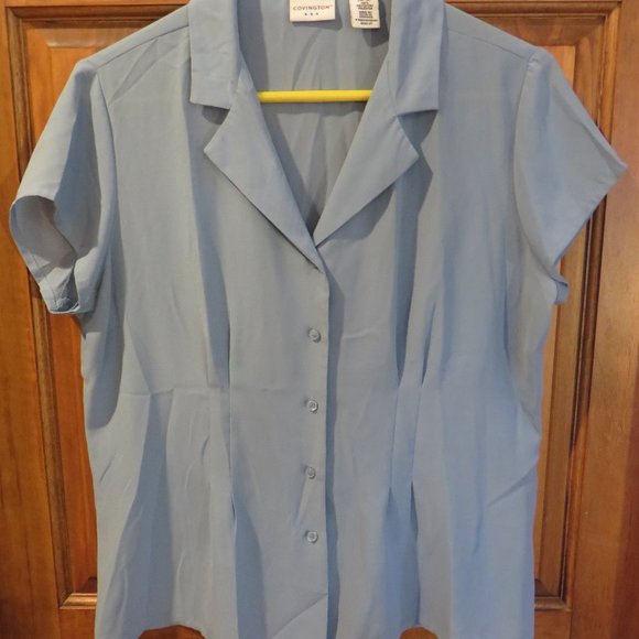 Covington Button Down Blouse - Large - Picture 1 of 3